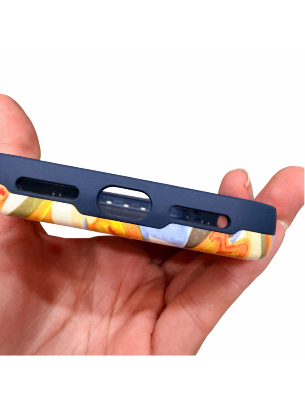 Casely Bold MagSafe Case iPhone 17 Pro Max Blue Orange Floral Protective New - Picture 4 of 9